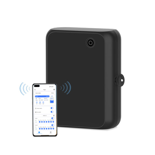 Front view of Smart Bluetooth Diffuser in black