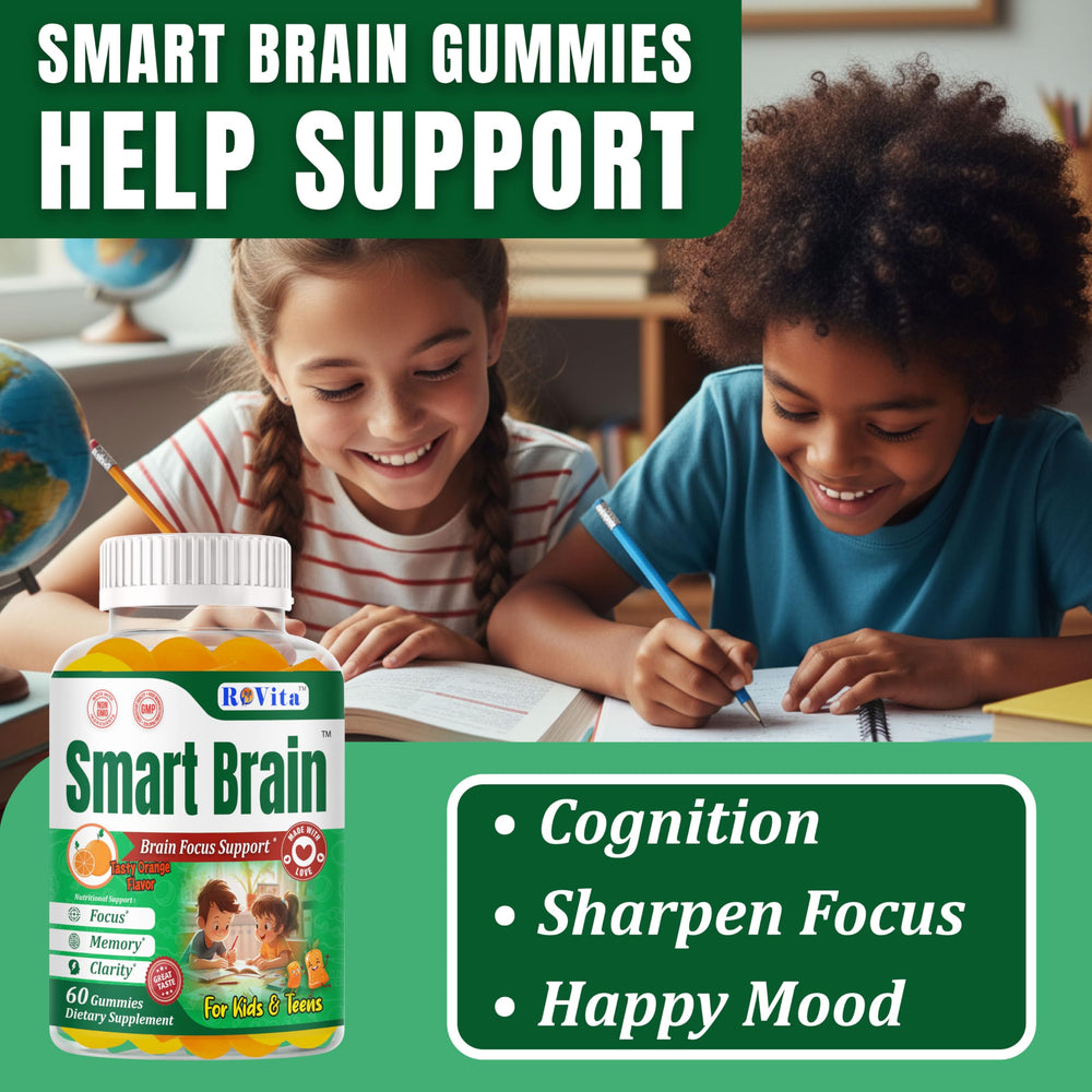 Non-GMO and gluten-free focus gummies