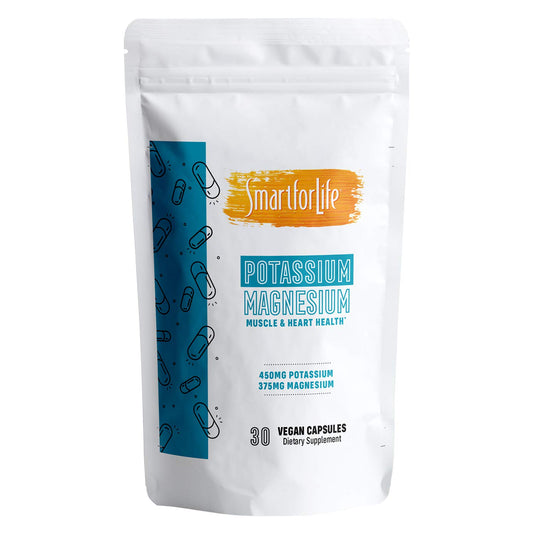 SMART FOR LIFE Potassium Magnesium Supplement bottle label