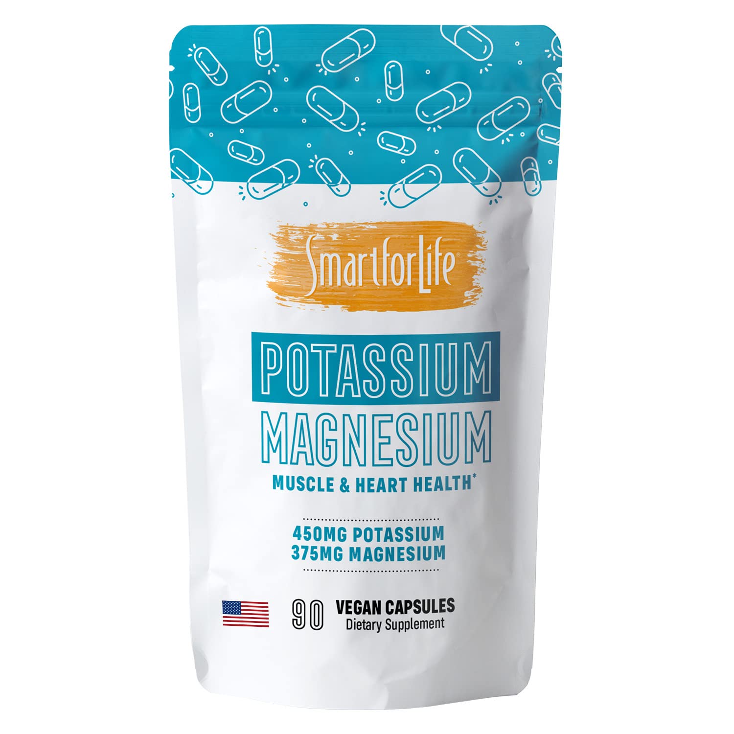 Smart for Life Potassium Magnesium supplement bottle front view