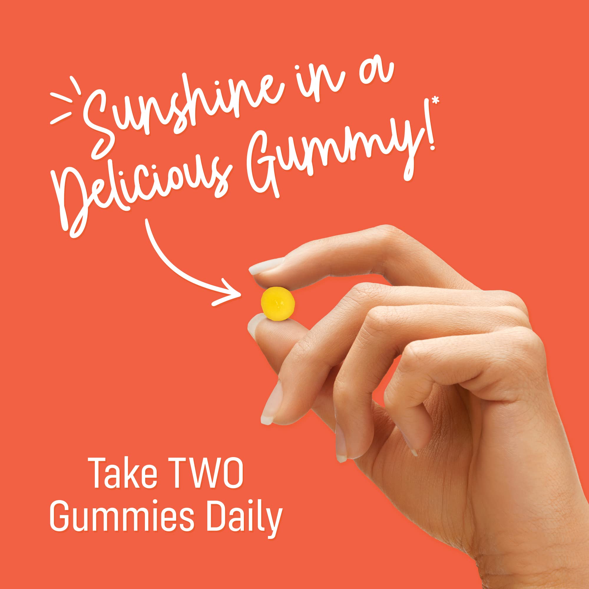 Label showing vitamin D3 potency and ingredients
