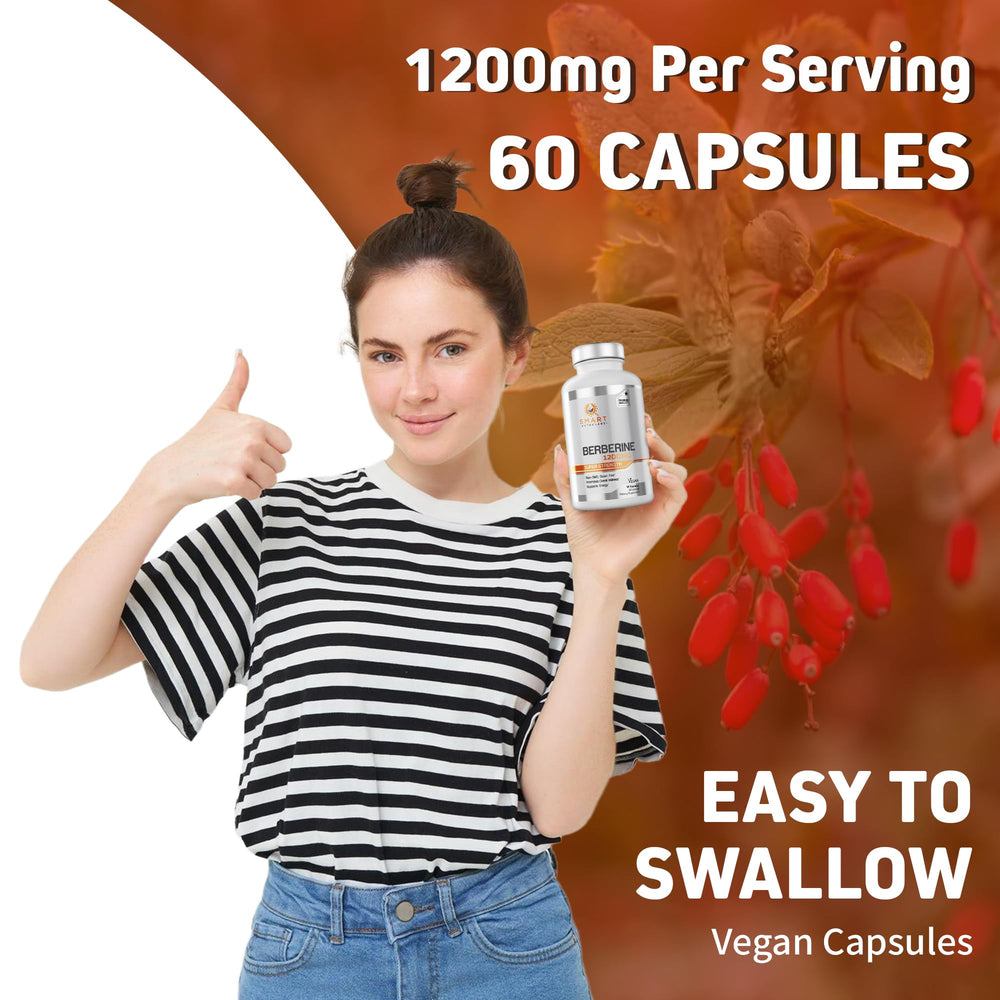 Non-GMO, gluten-free berberine supplement by Smart Nutra Labs