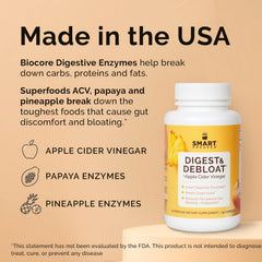 SMART Pressed capsules close-up showing easy-to-swallow vegetarian capsules
