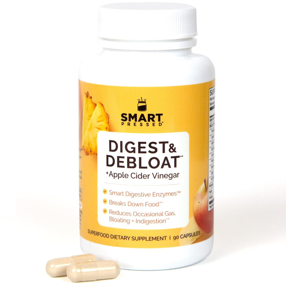 SMART Pressed front packaging showing product and benefits