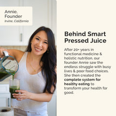 SMART Pressed capsule being taken before a family meal for digestion support