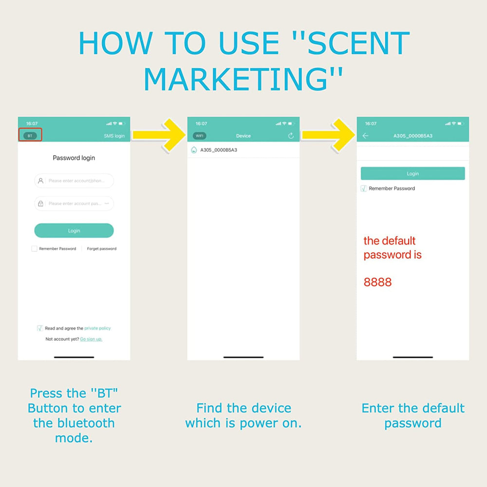 Mobile app control for personalized fragrance settings