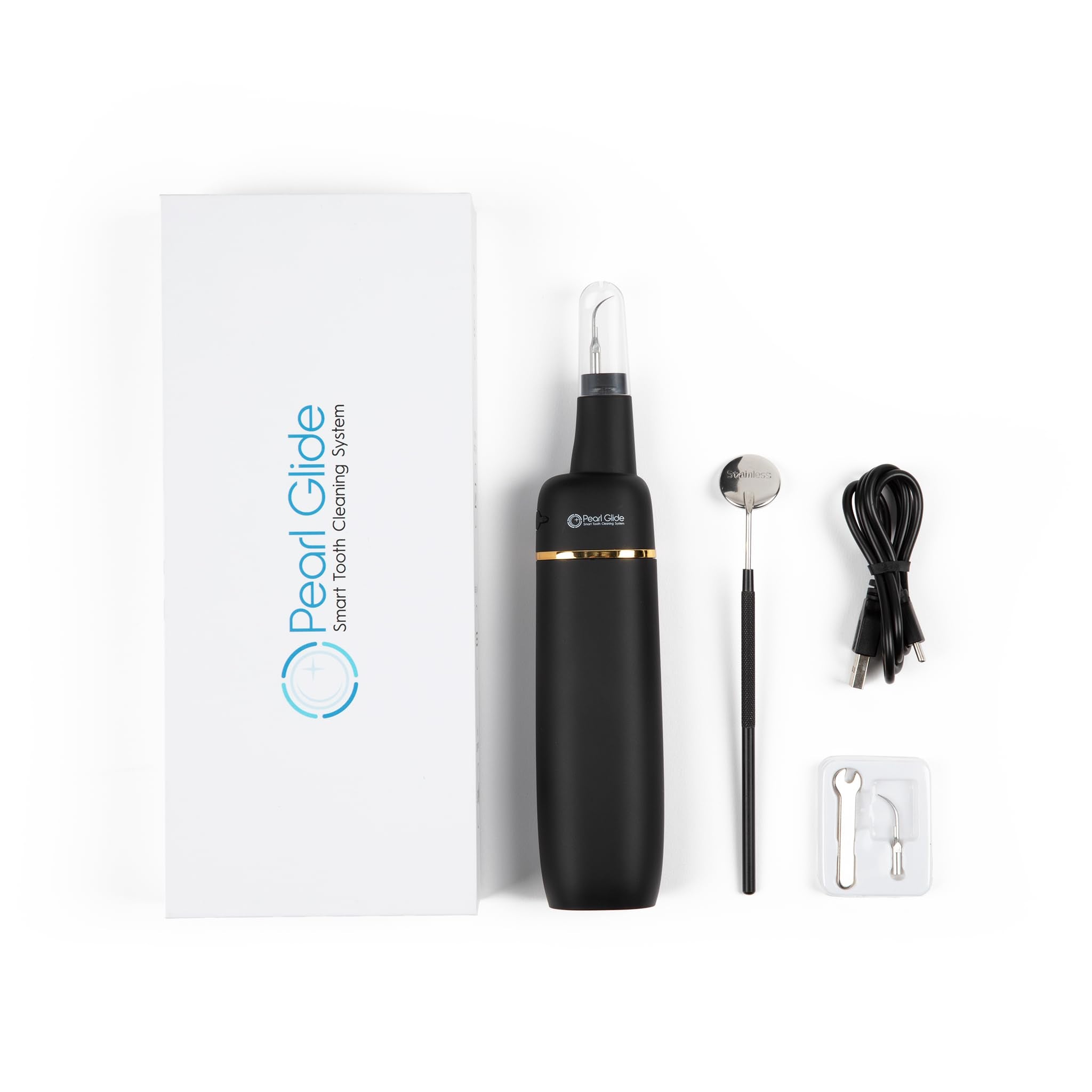 Smartphone displaying Lunata app connected to the cleaner for enhanced visibility
