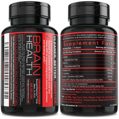 ALA DHA omega-3 brain booster capsules