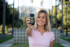 Side view of three Smarter Energy Pills bottles