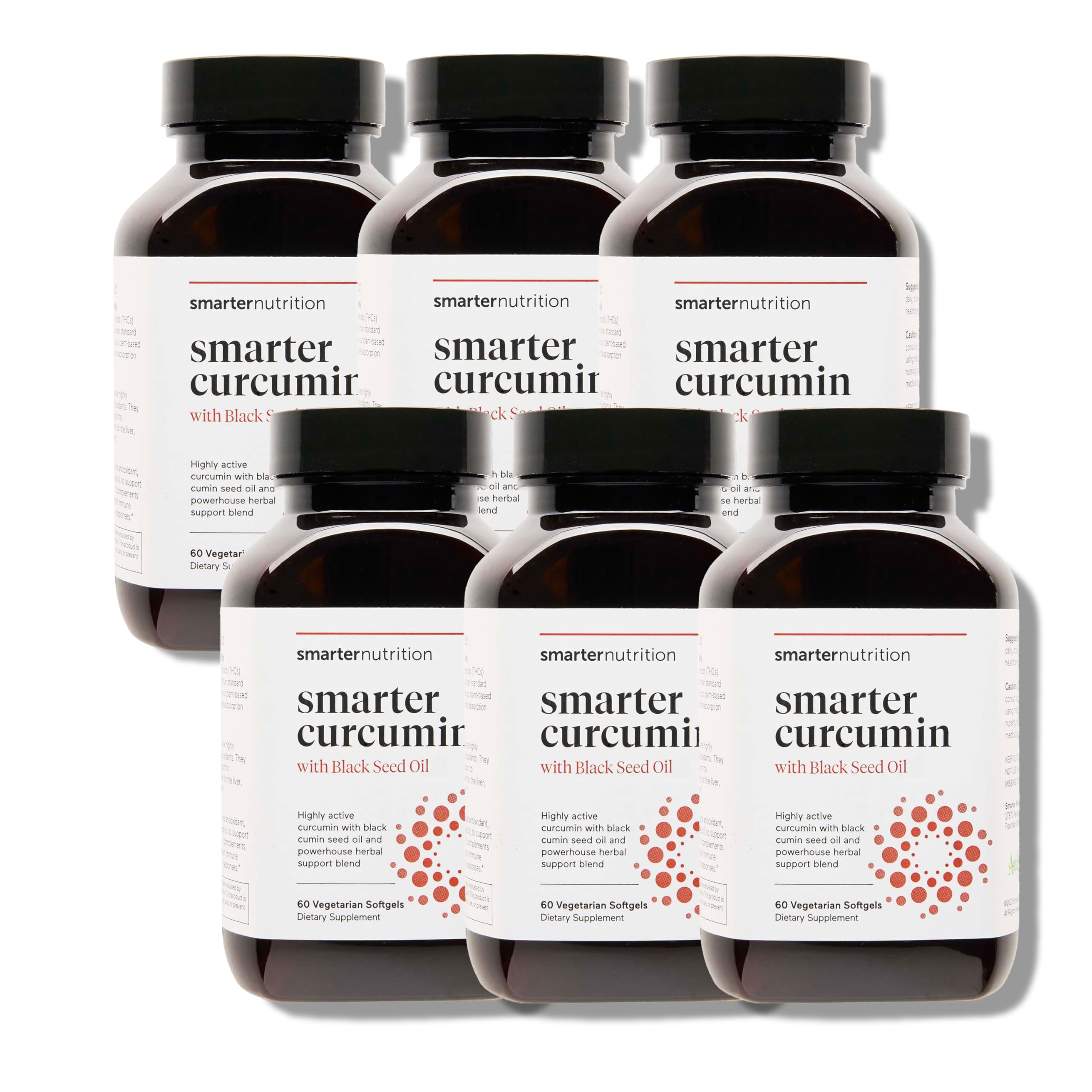 Smarter Nutrition Curcumin Softgels bottle with front label