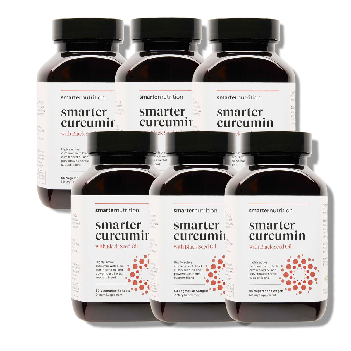 Smarter Nutrition Curcumin Softgels bottle with front label
