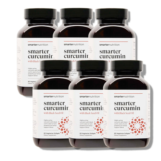 Smarter Nutrition Curcumin Softgels bottle with front label