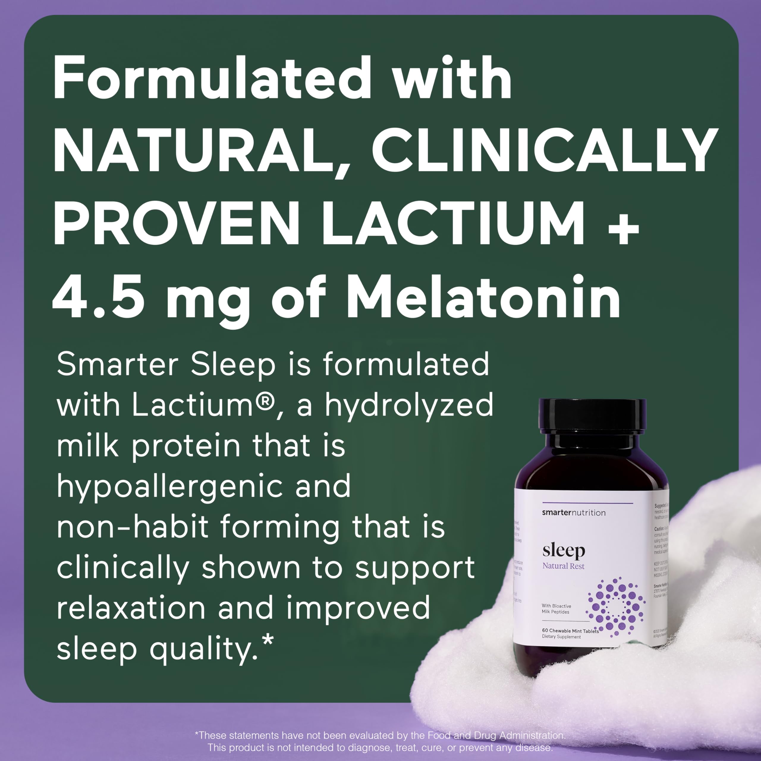 Dissolving tablet demonstrating fast-acting dissolution