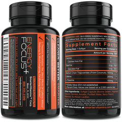 SmarterVitamins softgel capsule on plate ready for quick intake.