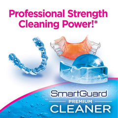 Soaking dental appliance in SmartGuard solution for 20 minutes