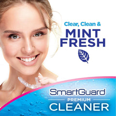 Compatible with clear braces, retainers, aligners, dentures and more