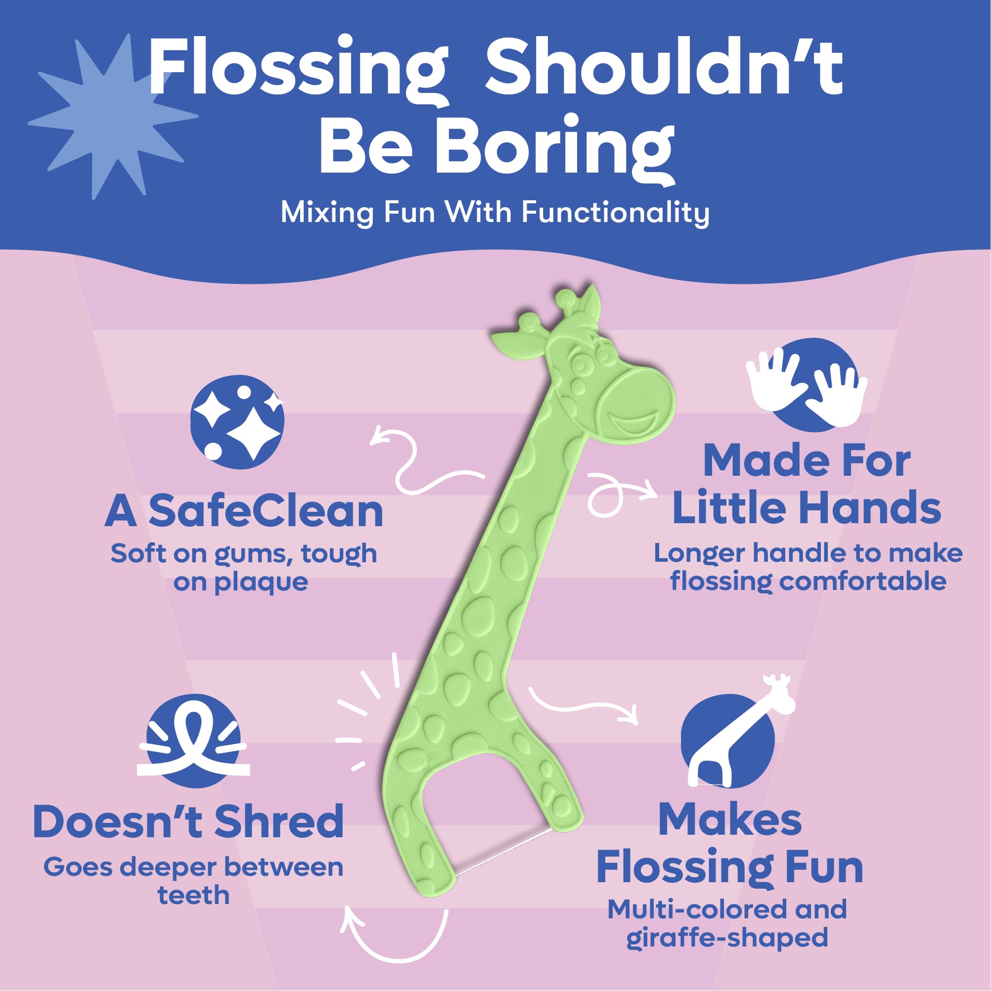 Dentist-tested flossers for kids
