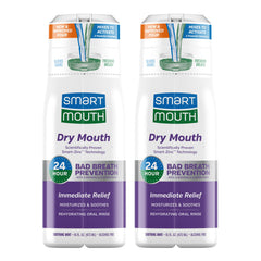 SmartMouth Activated Dry Mouth Mouthwash 16 oz 2-pack front bottle