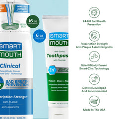 Alcohol-free mouthwash bottle