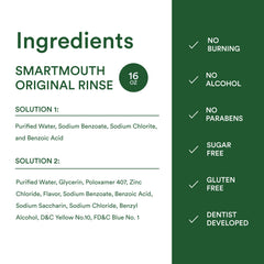 SmartMouth mint mouthwash bottle (pack of 2)