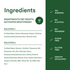 SmartMouth brand logo with mint packaging