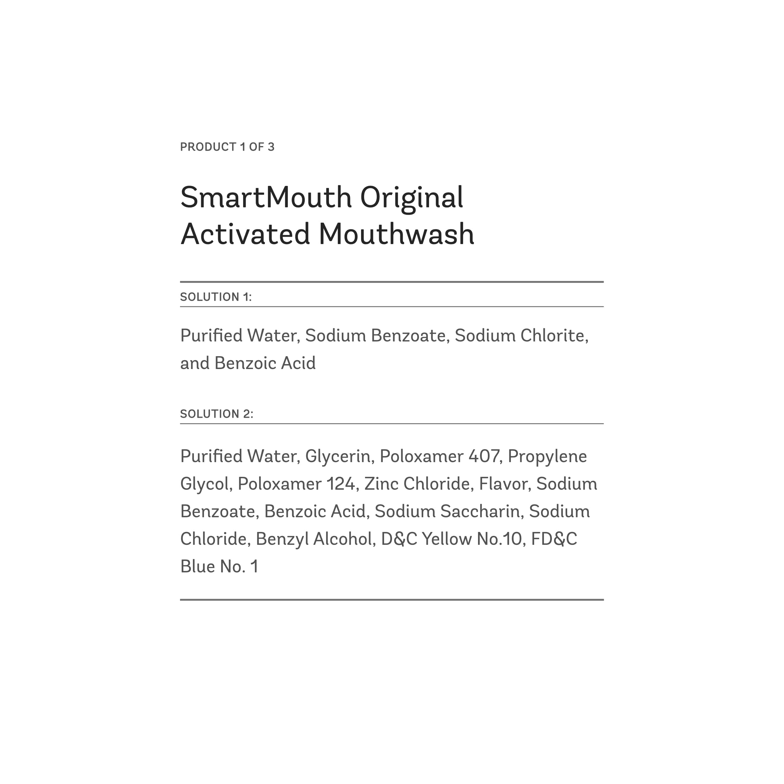 SmartMouth Dry Mouth Dual-Action Mints 50-count package