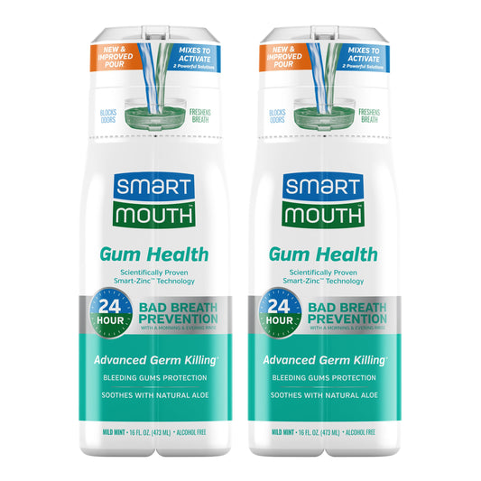 Hero image of SmartMouth Gum Health Zinc Activated Breath Rinse 16oz 2 Pack