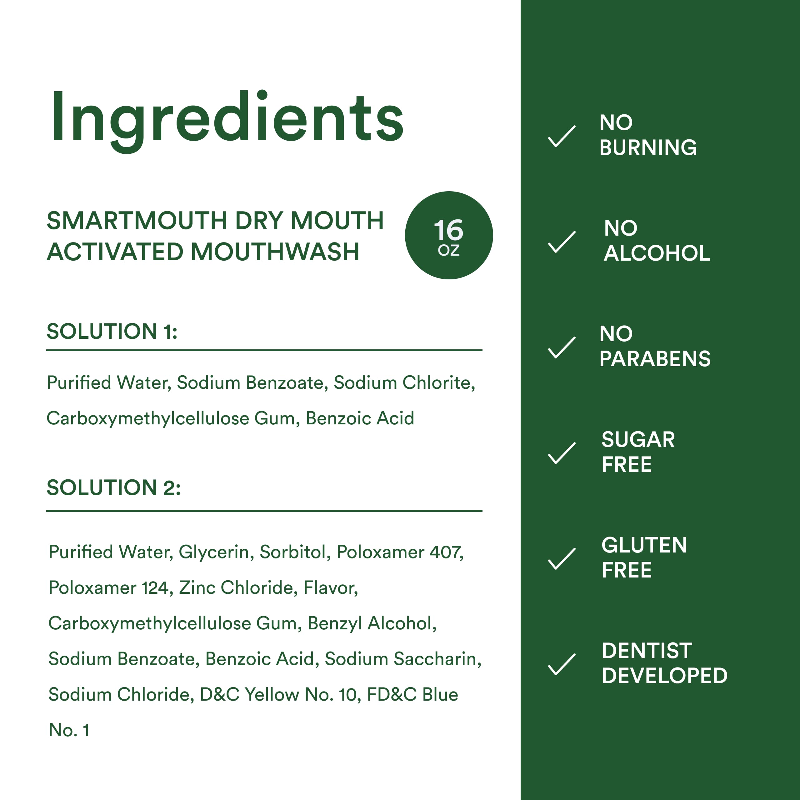 Mint freshness imagery representing SmartMouth product