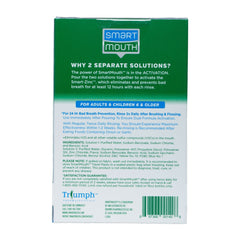 Close-up of an individual Clean Mint mouthwash packet for travel