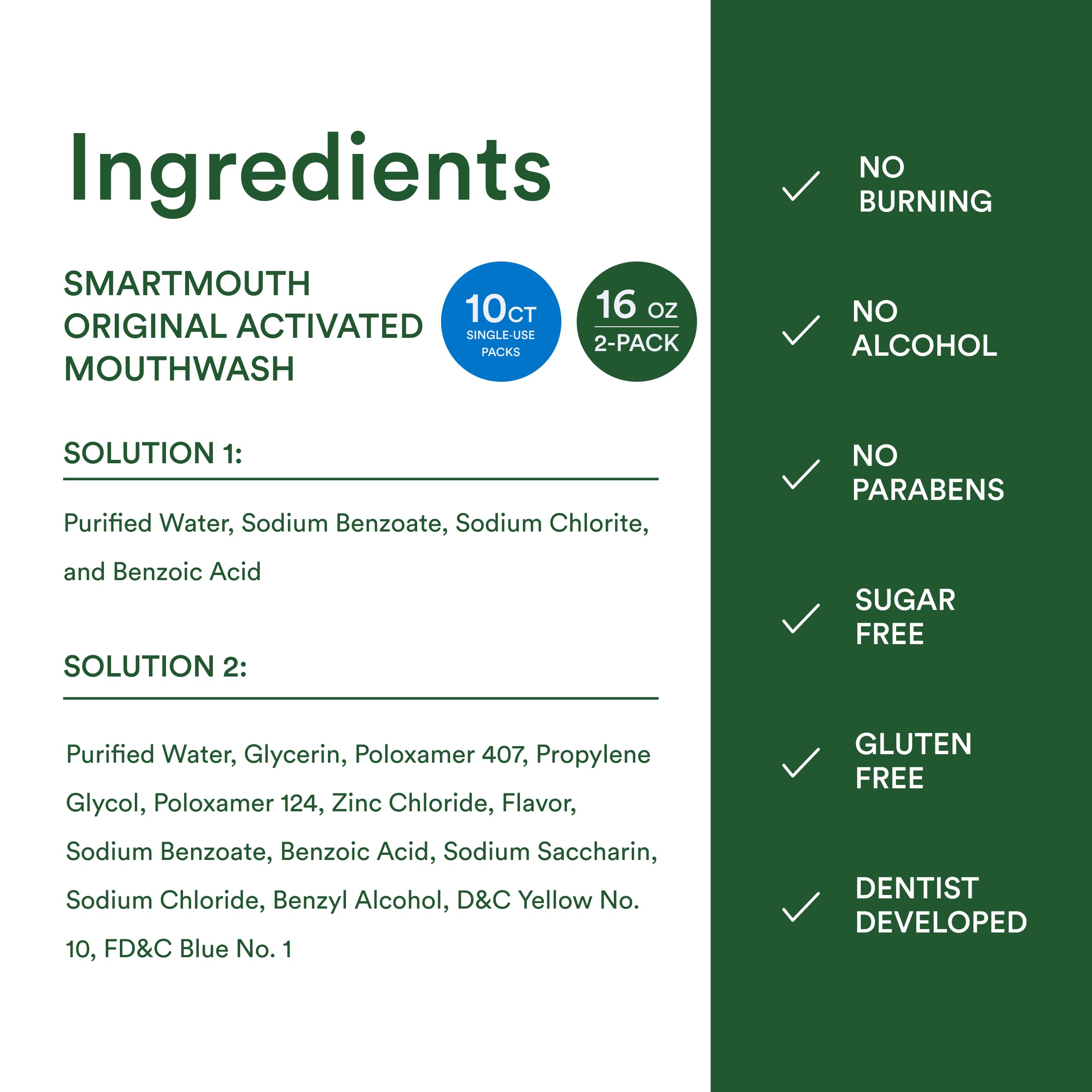 SmartMouth Original Activated packaging