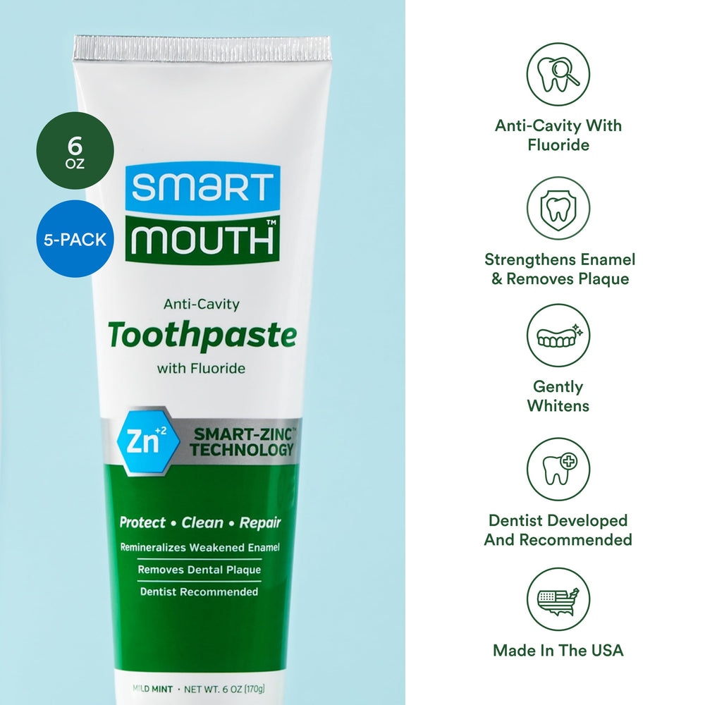 Adults using SmartMouth toothpaste for enamel strengthening