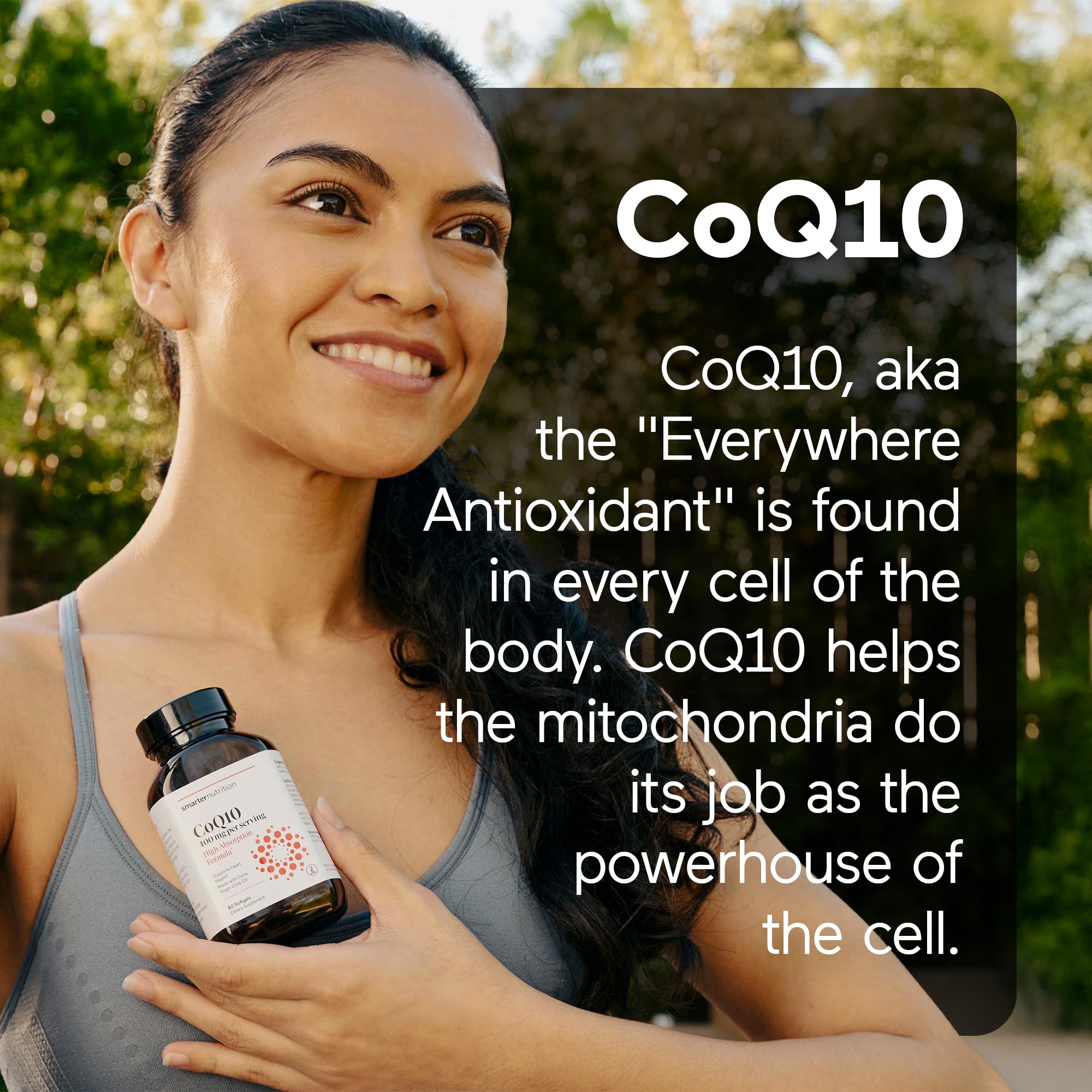 Packaging showing 360-count bottle