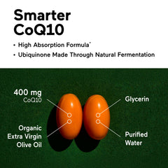 Organic extra virgin olive oil delivery for CoQ10