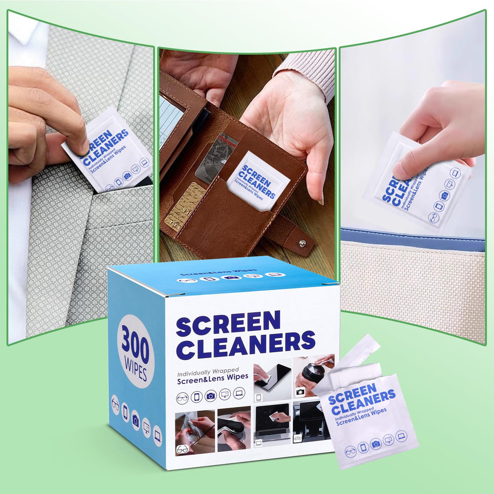Smartphone screen cleaning wipes