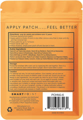 Patch applied to wrist for easy wear