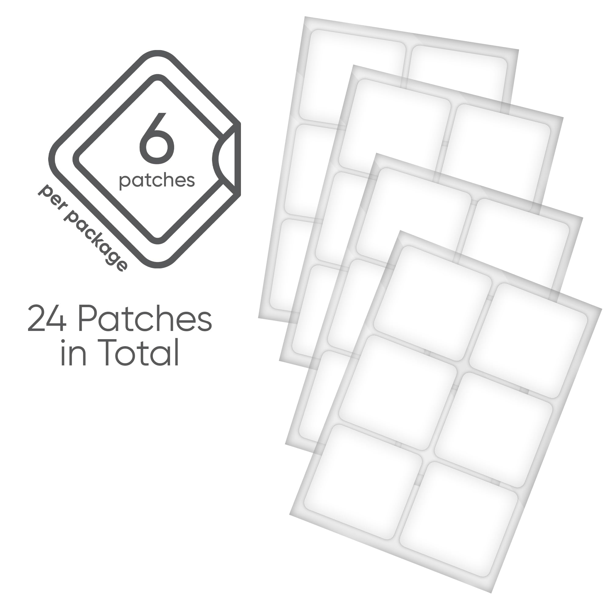 Travel-ready six patch pack for on-the-go recovery