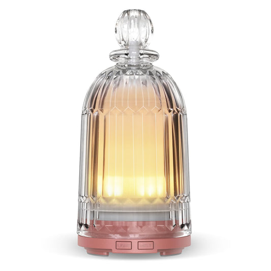 Smartwell Glass Essential Oil Diffuser with copper bottom, 120ml capacity
