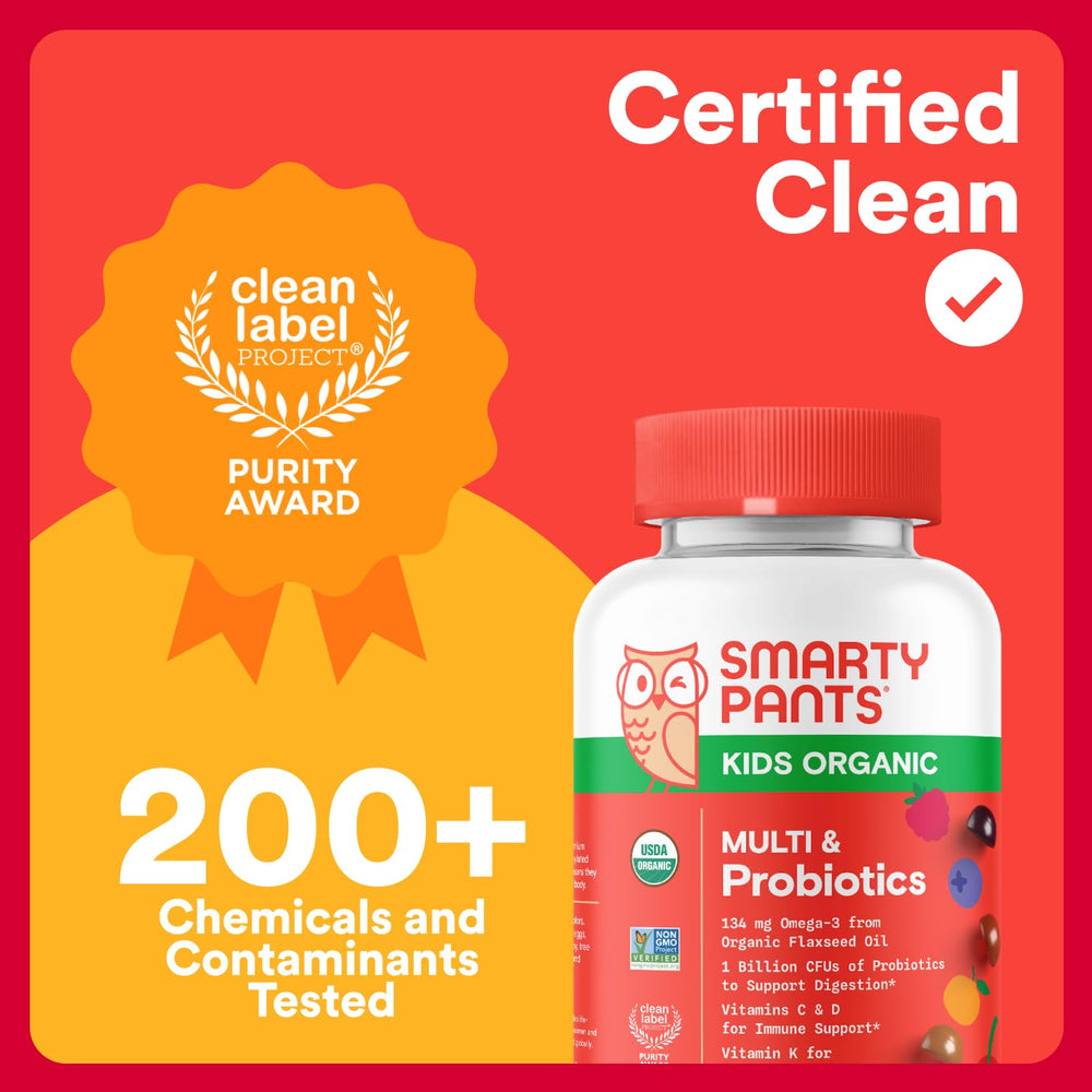 Child taking SmartyPants gummies