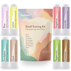 Smell Training Kit bottle set with 8 fragrance bottles