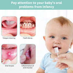 Absorbent gauze oral cleaner for babies