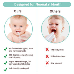 Gentle gum and tongue massage for babies