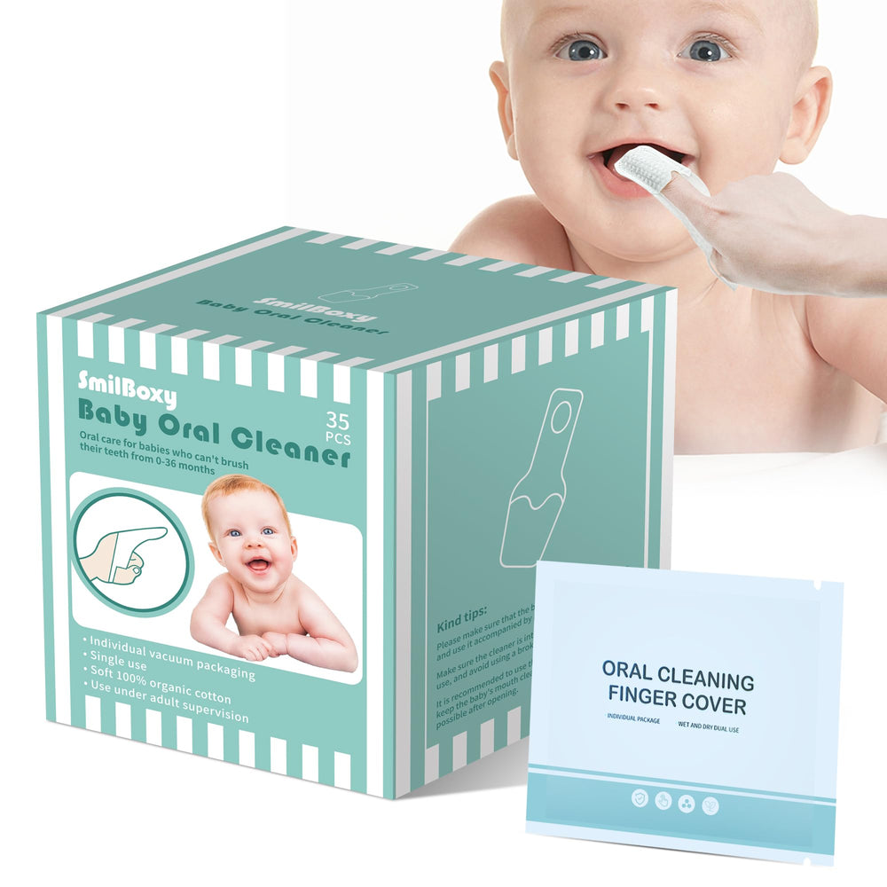 SmilBoxy 35PCS Finger Cots packaging label