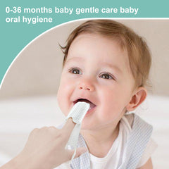 Travel-ready finger toothbrush kit with wipes