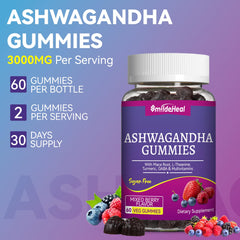 Nutritional information for SmildeHeal Ashwagandha Gummies