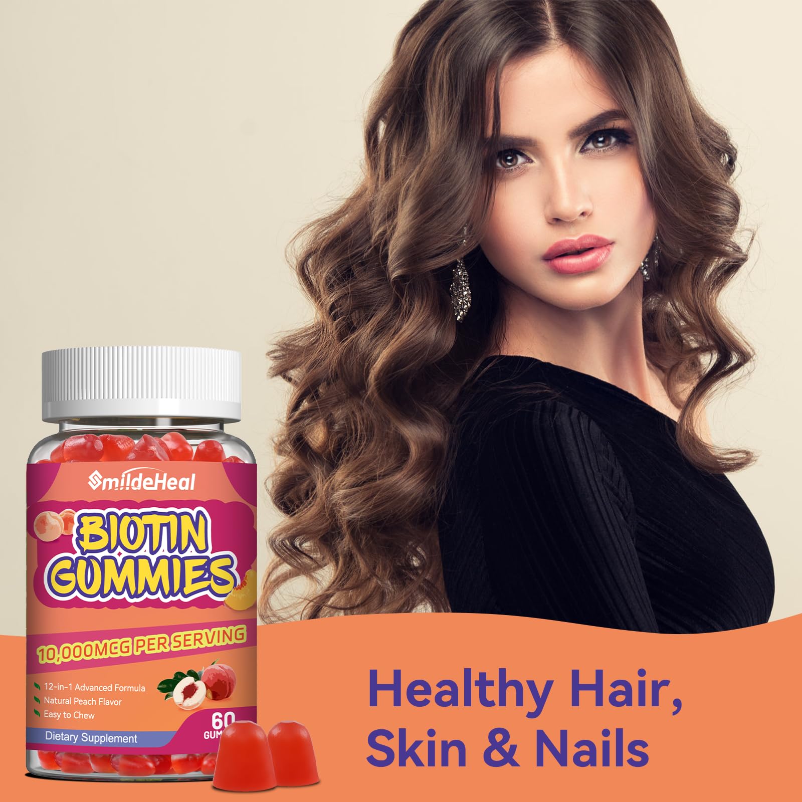 Vitamin and mineral blend illustrated on label