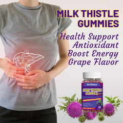60-count bottle of SmildeHeal Milk Thistle Gummies