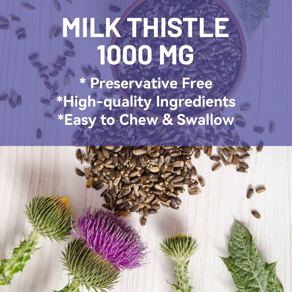Grape-flavored SmildeHeal Milk Thistle Gummies