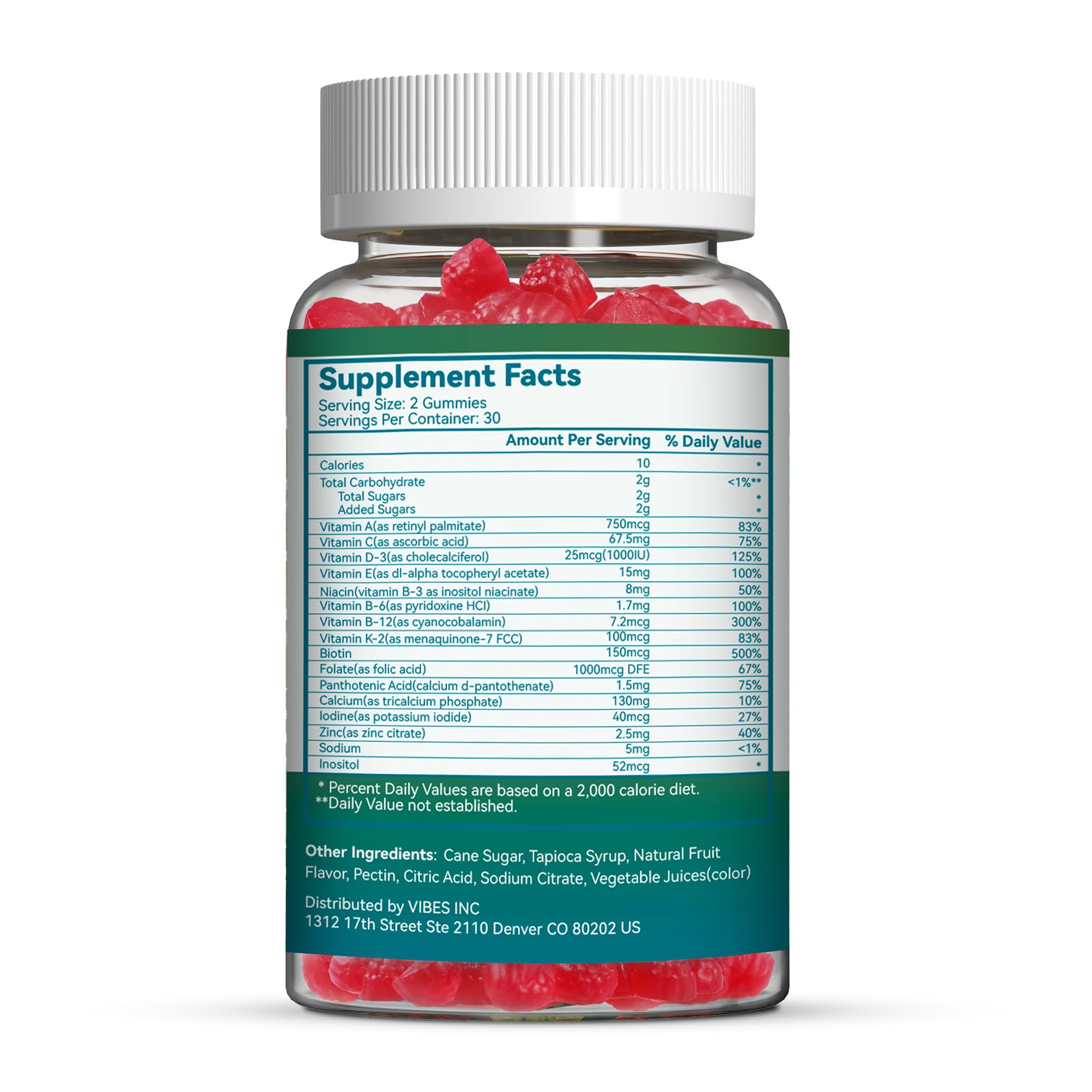 Vitamin D supports bone health in SmildeHeal gummies