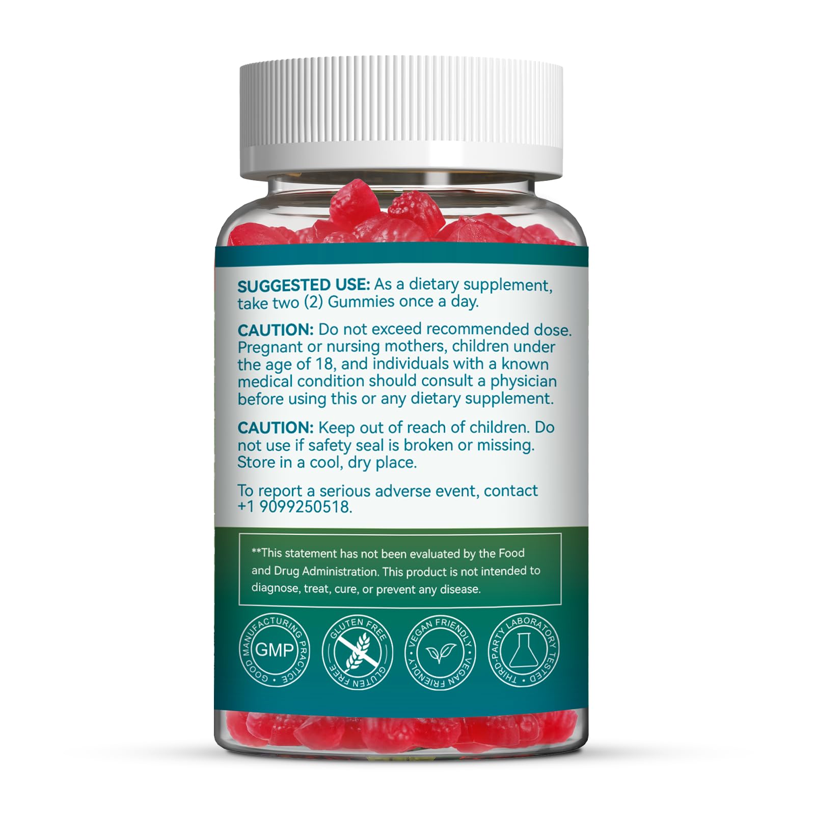 Serving size of SmildeHeal Women's Multivitamin Gummies