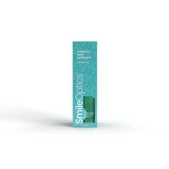 Close-up of foaming mint-flavored toothpaste for kids showing the foam texture